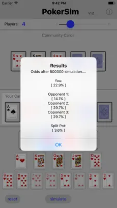 PokerSim Screenshot 2