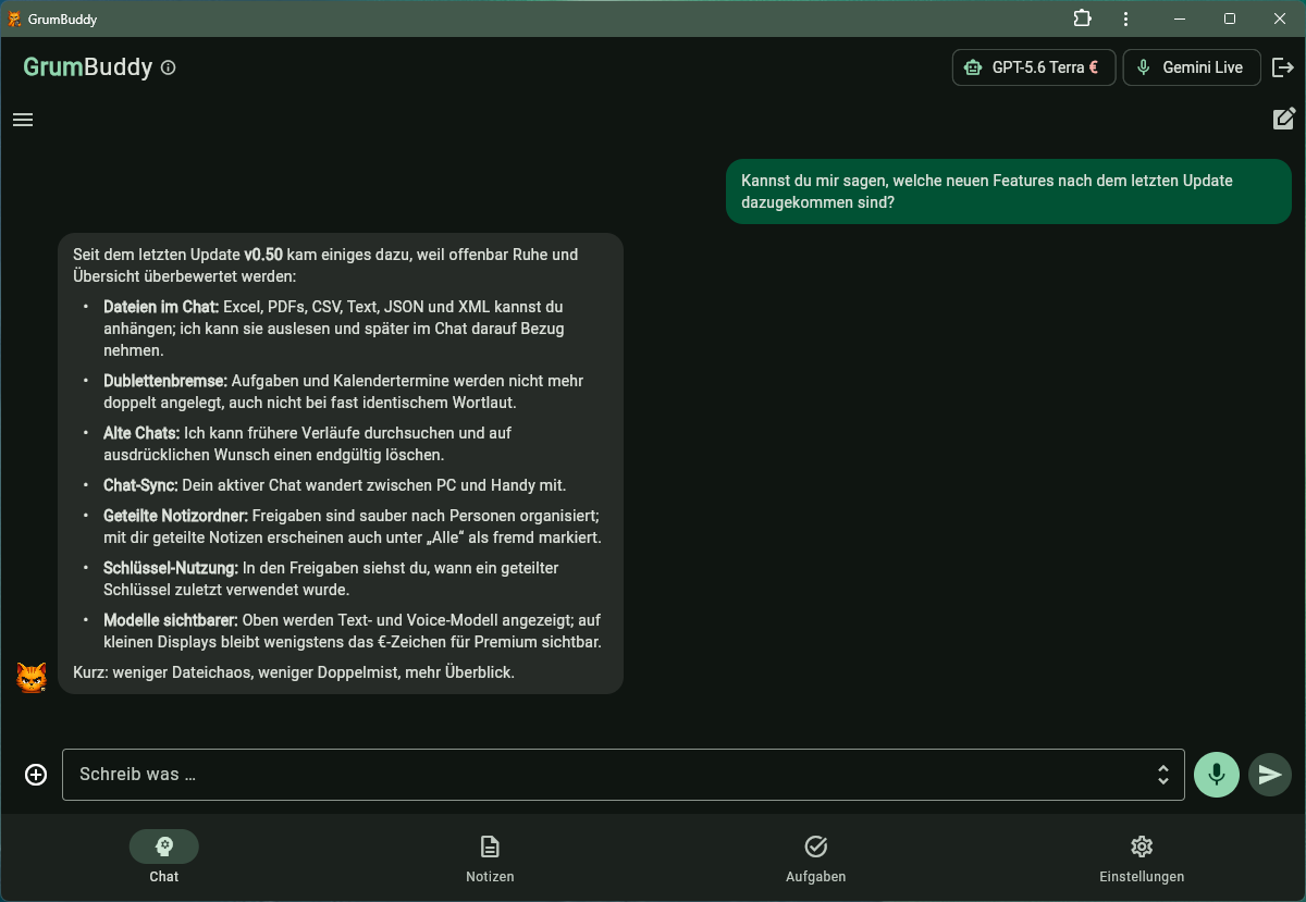 GrumBuddy Screenshot 1