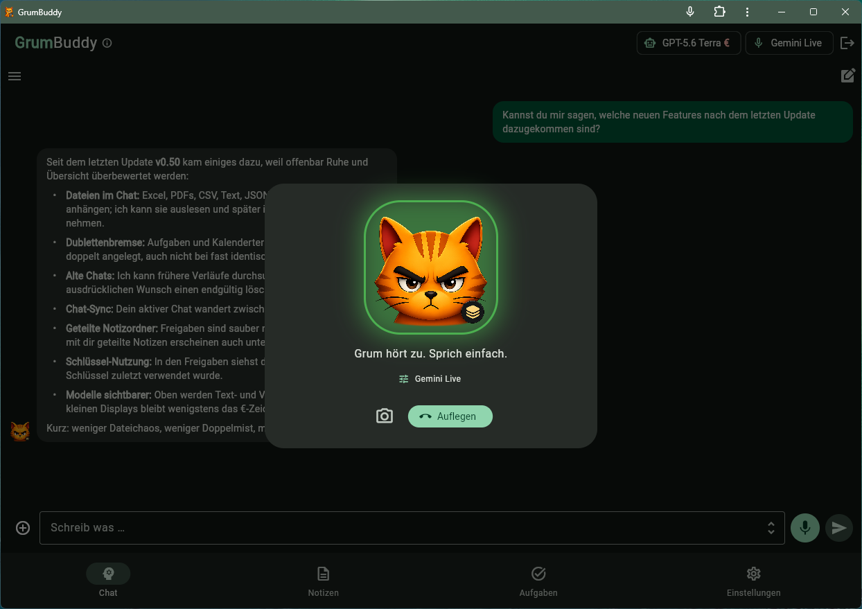 GrumBuddy Screenshot 2