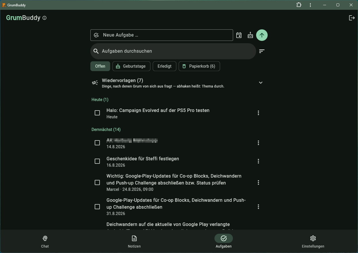 GrumBuddy Screenshot 4